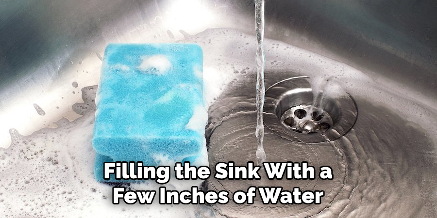 Filling the Sink With a Few Inches of Water