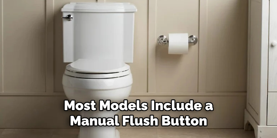Most Models Include a
Manual Flush Button
