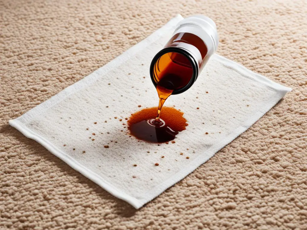 cleaning black tea stains with vinegar