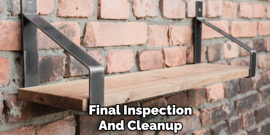 Final Inspection
And Cleanup