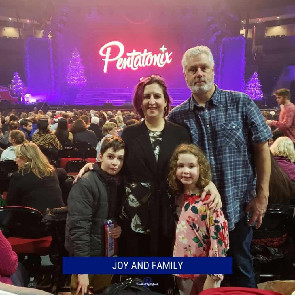 Joy family working full time mom