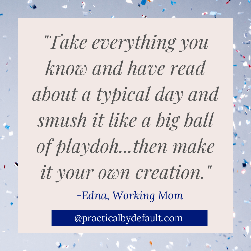 Advice for working mom