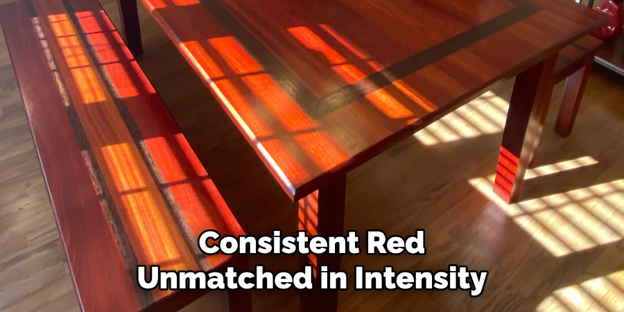 Consistent Red Unmatched in Intensity