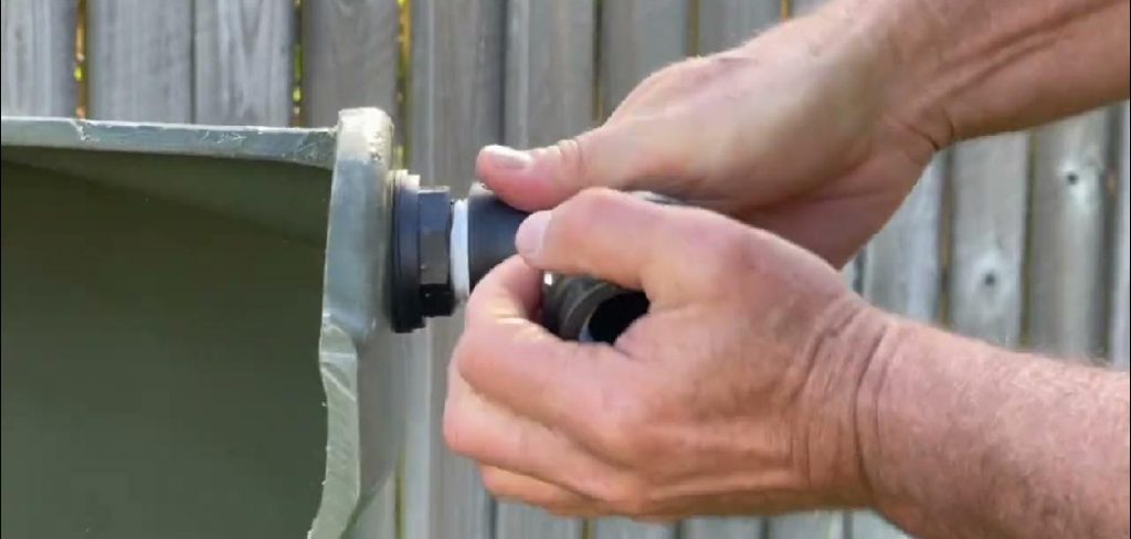 How to Install a Coupling on A Tank Backup