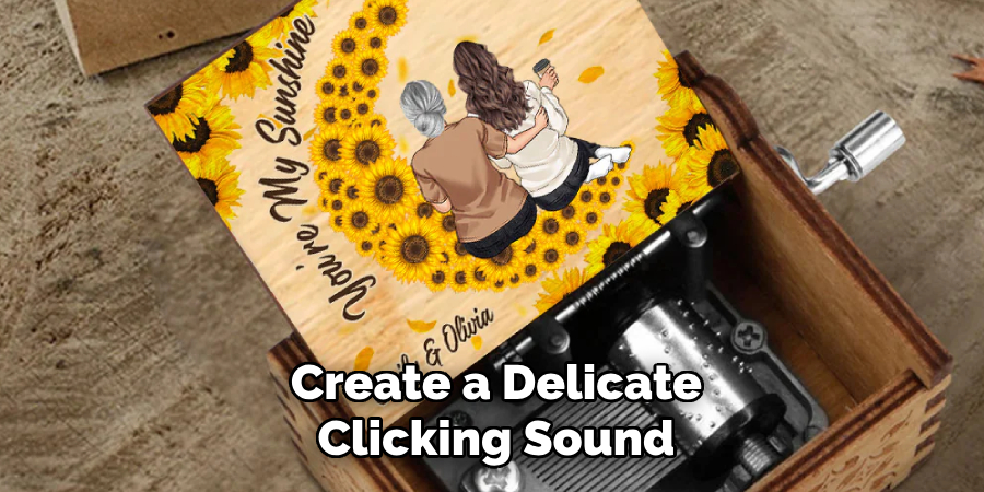 Create a Delicate Clicking Sound