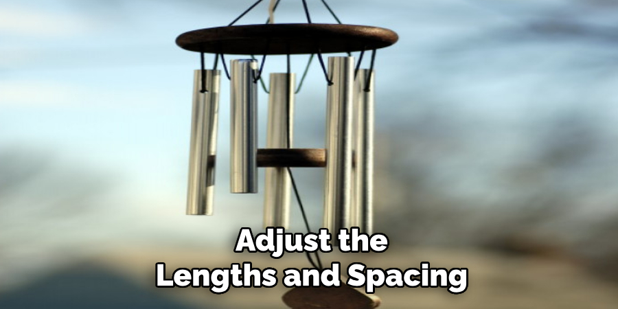 Adjust the lengths and spacing