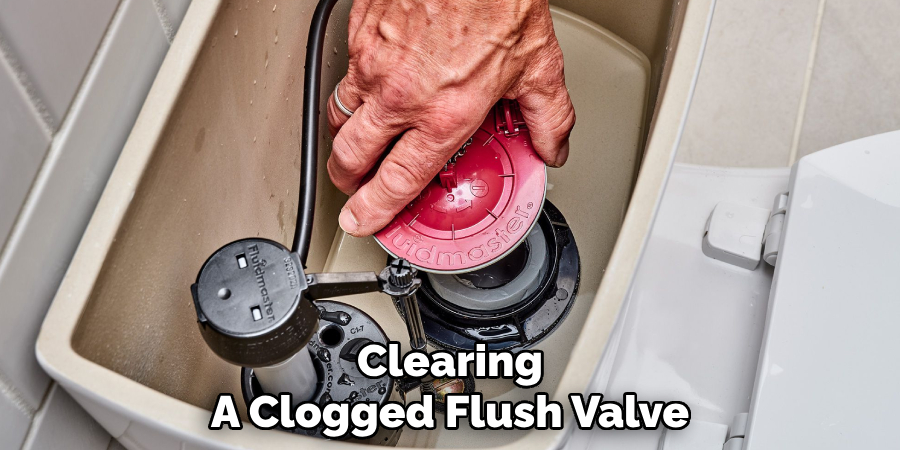 Clearing
A Clogged Flush Valve