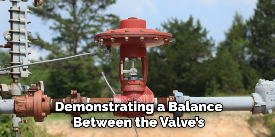 Demonstrating a Balance Between the Valve’s