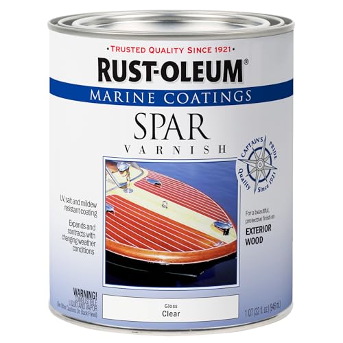 Rust-Oleum 207008 Marine Spar Varnish, Quart,...