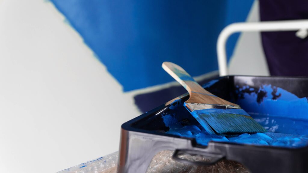 painting ceilings and walls with paint