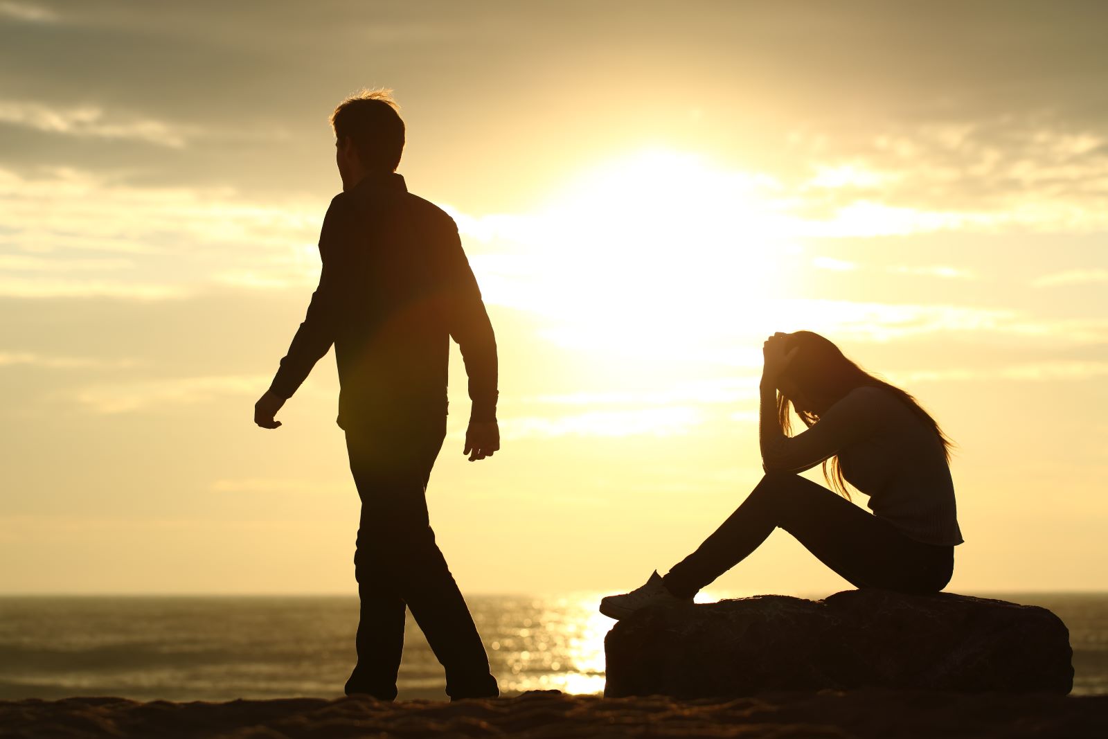 Couple Breaking Up