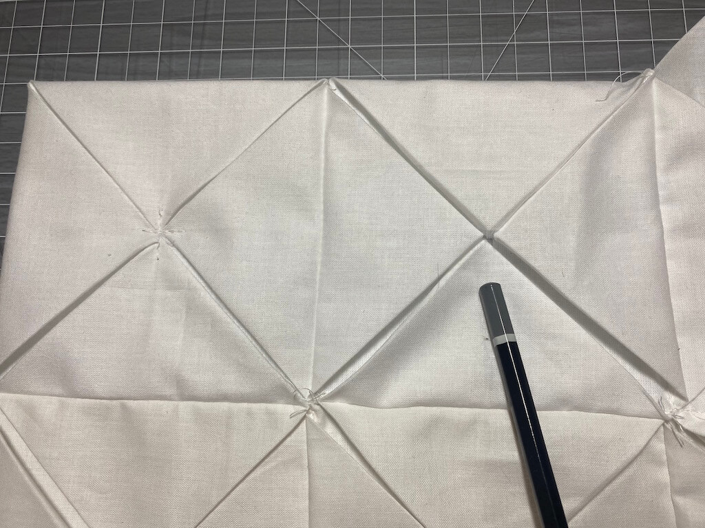 cathedral window quilt steps