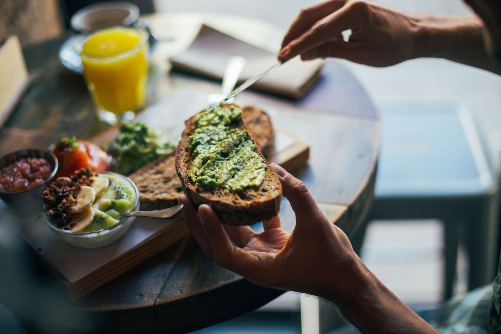 Eating Avocado Toast