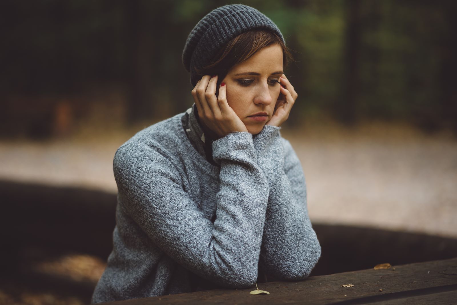 Sad Woman Millenial