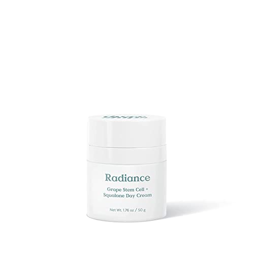 Three Ships Radiance Grape Stem Cell + Squalane Day Cream – Vegan Facial Moisturizer Hydrates & Balances Skin – As Seen on TV – Natural Face Lotion for All Skin Types, 50g