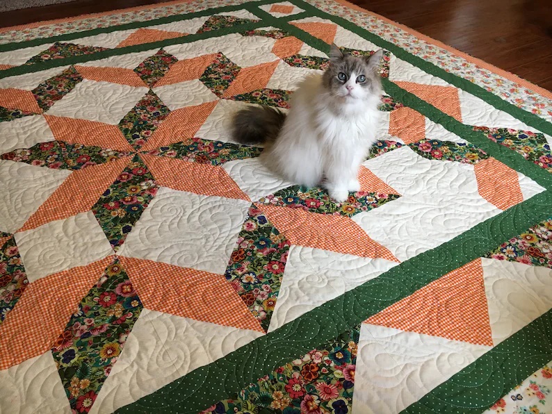 carpenter star king size quilt patterns