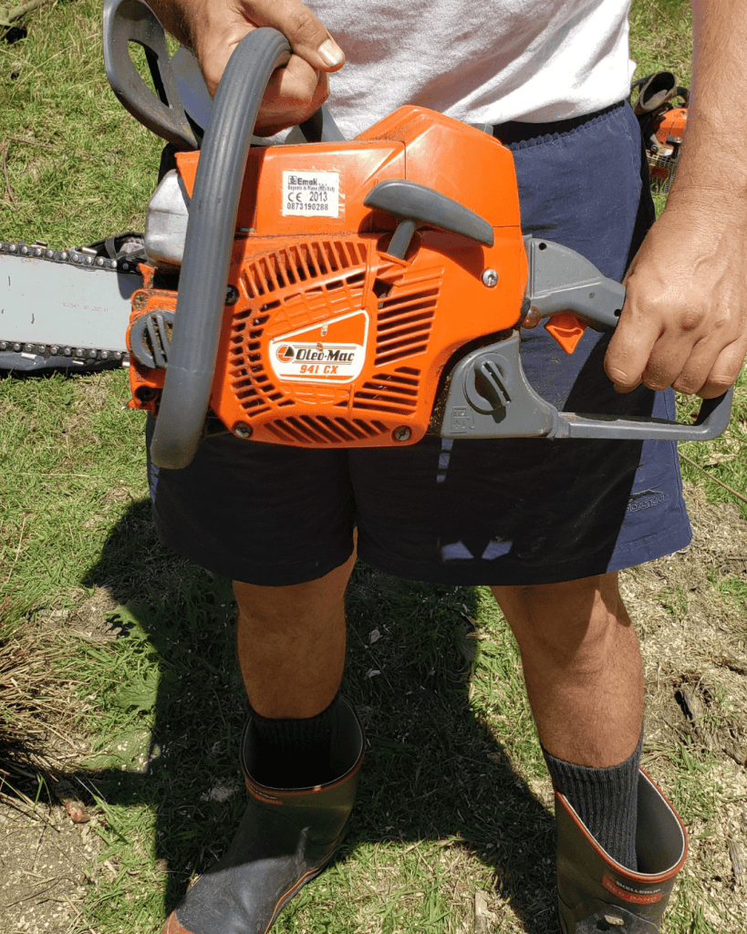using oleo mac chainsaws
