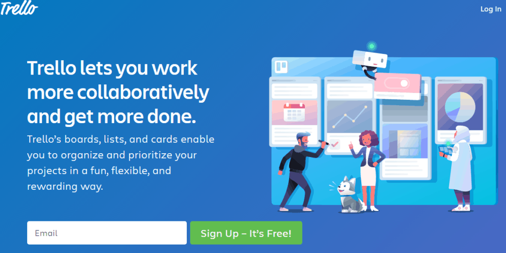 Trello time management tool
