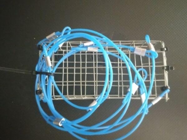 crab snare with ferrule terminated loops