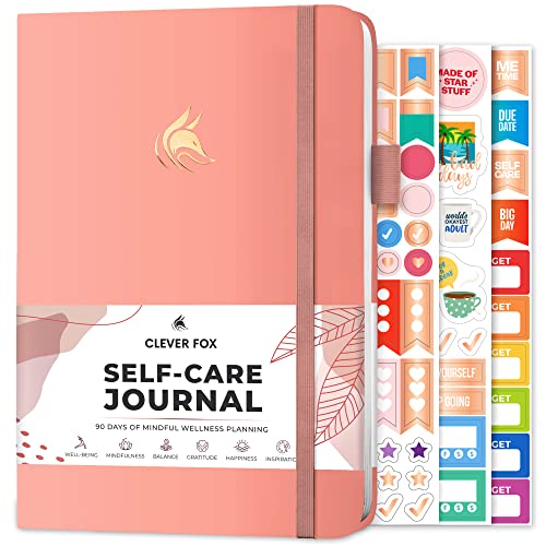 Clever Fox Self-Care Journal – Wellness & Daily Reflection Notebook
