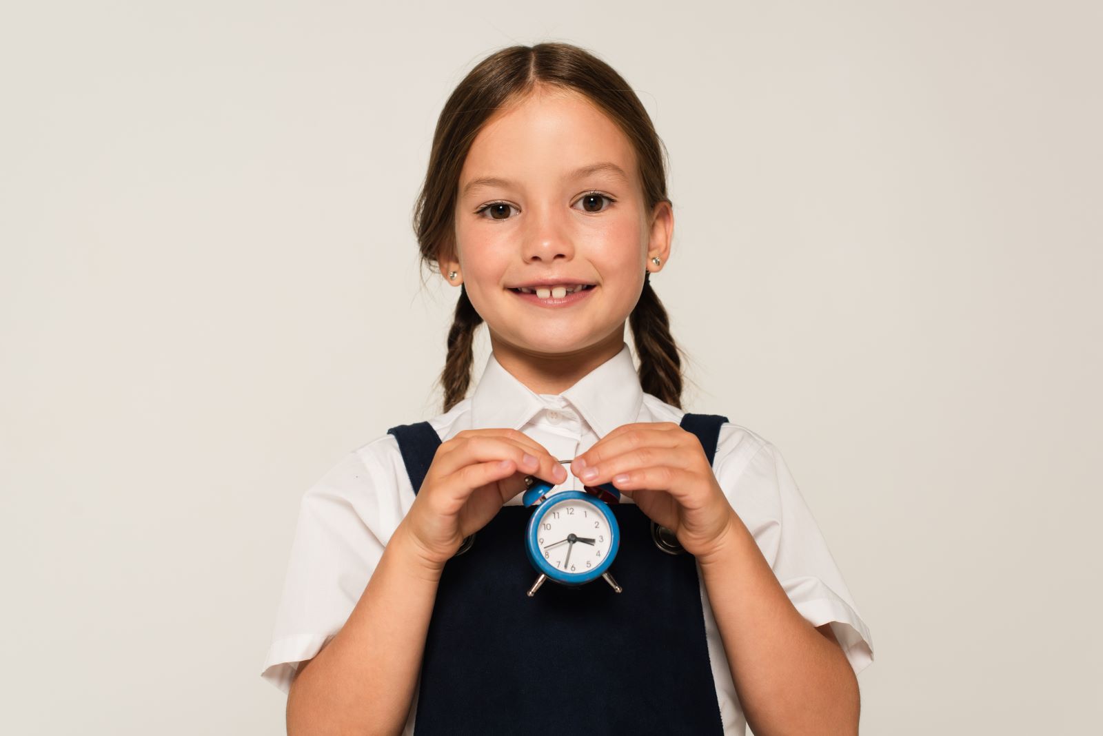 Girl With A Clock.
