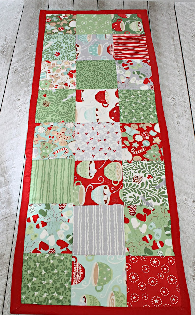 simple patchwork quilted table runner patterns