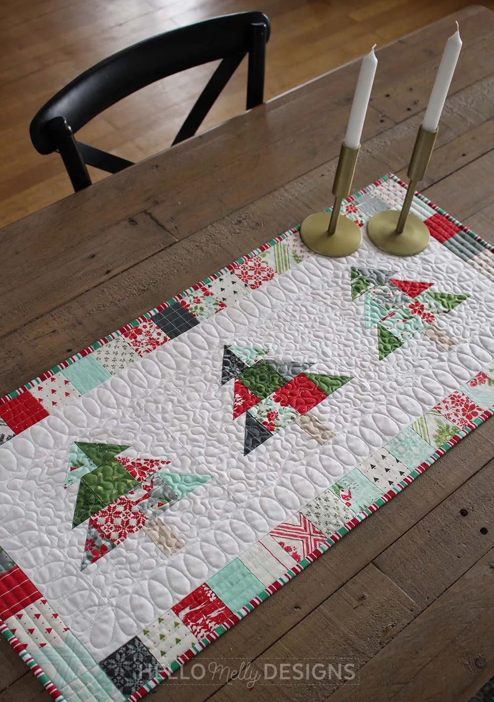 charming tree farm quilted table runner patterns