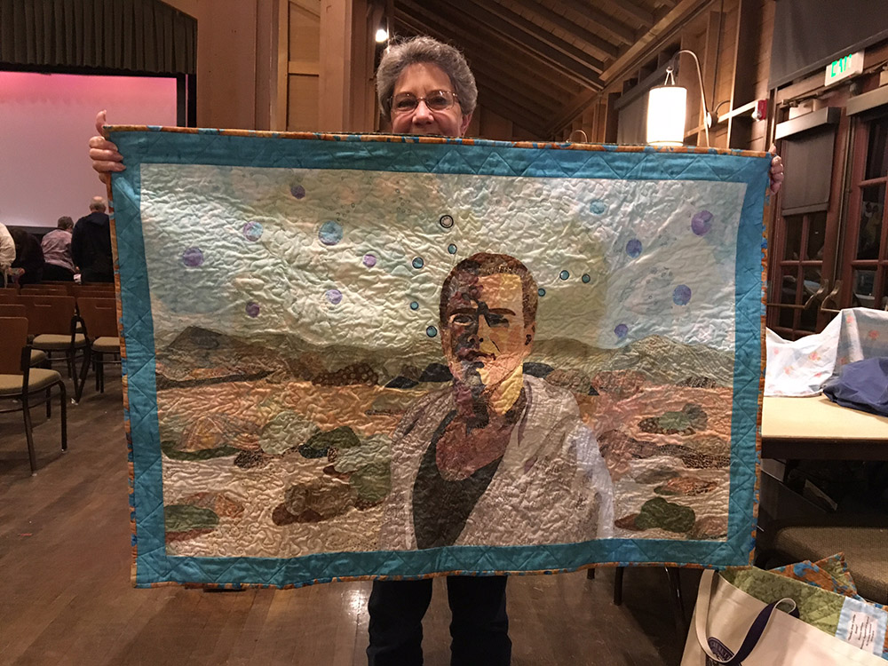 portrait art quilt art quilts