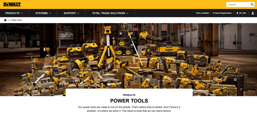 dewalt power tools