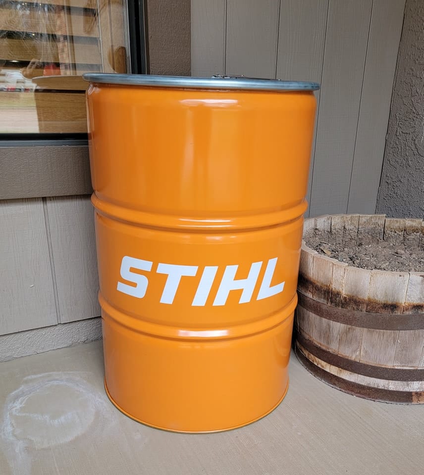 unique stihl drum grill