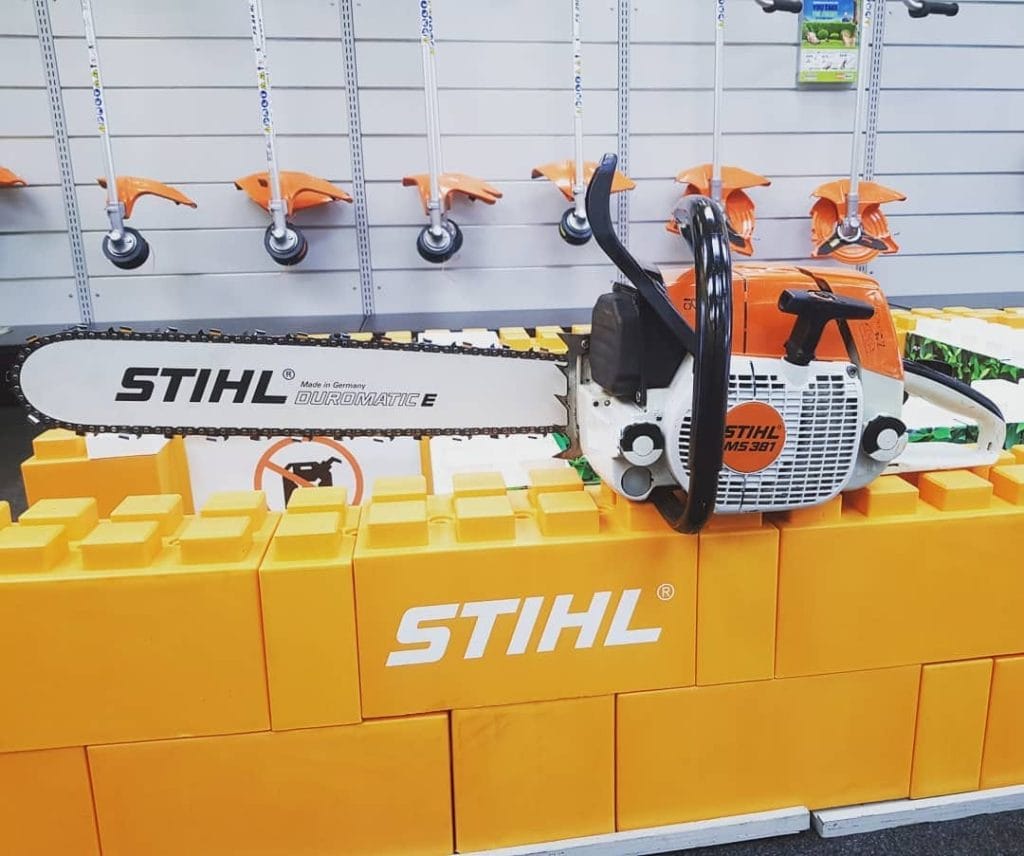 using the stihl ms 381 rare chainsaw