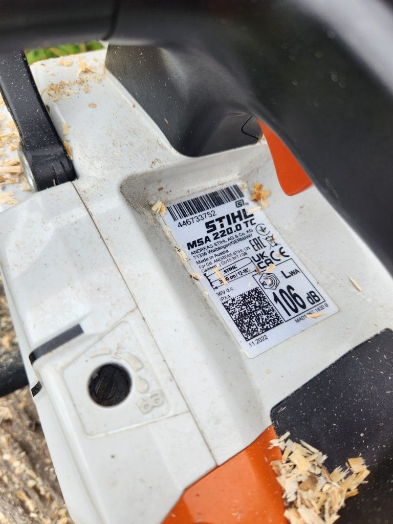 stihl msa 220 T specs