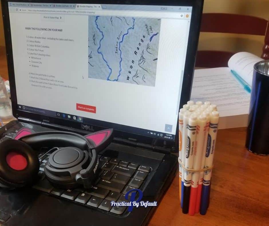 Canadian History Time Capsule Mapping exercise