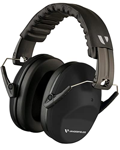 Vanderfields Hearing Protection Headphones - 26dB - Range Shooting Ear Protection - Noise Cancelling Ear Muffs for Adults