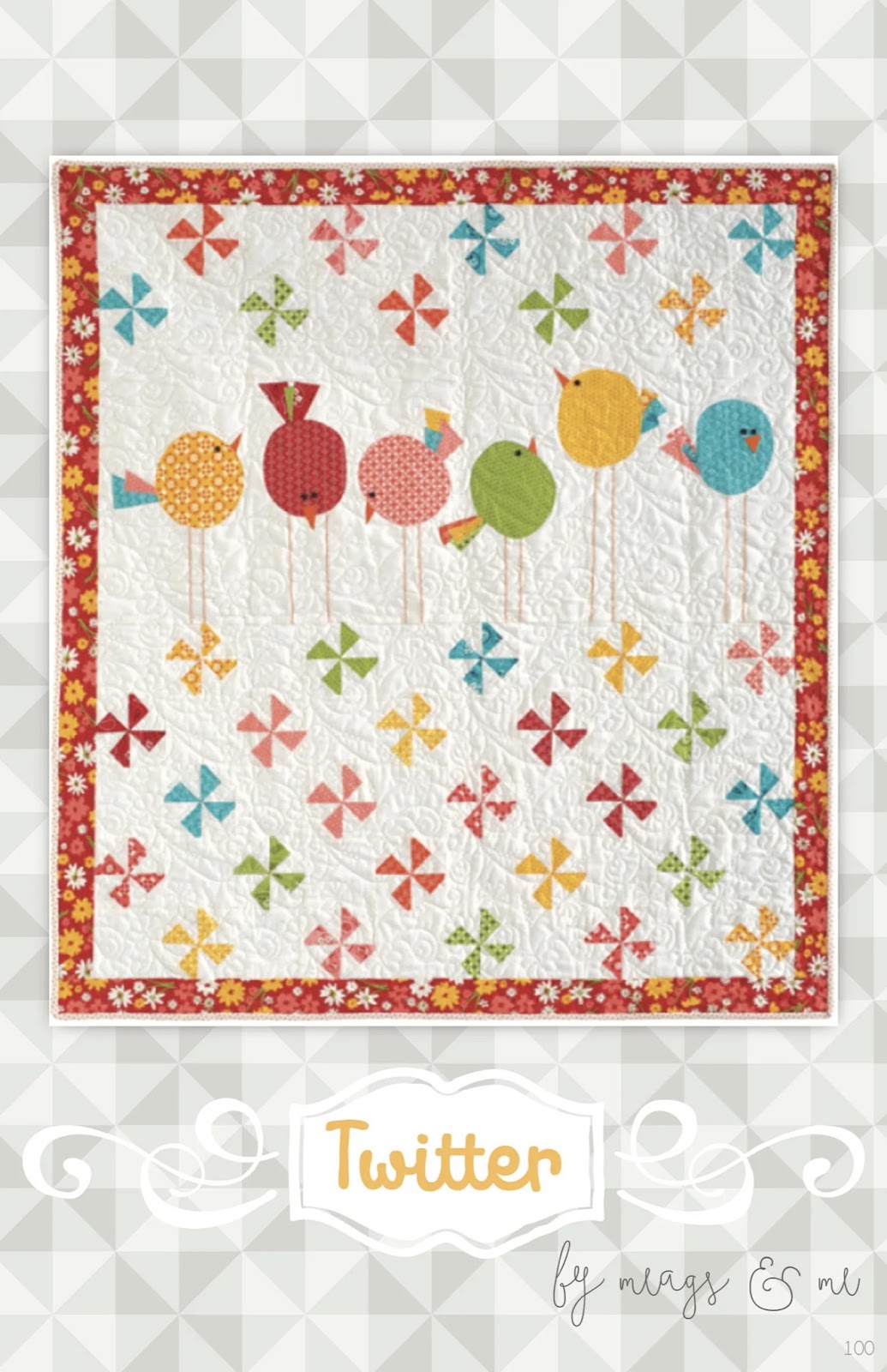 twitter pinwheel quilt pattern
