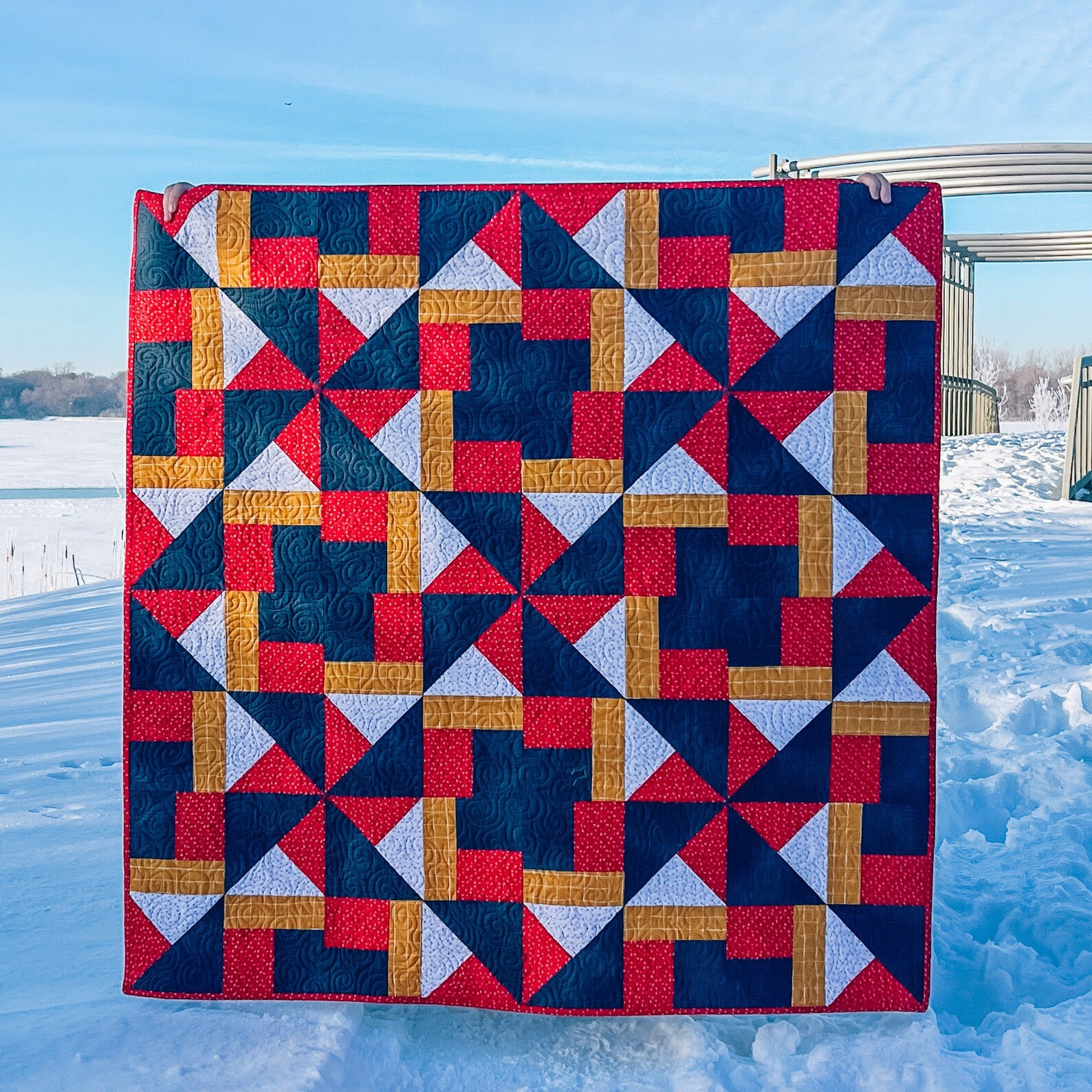 Fair day pinwheel quilt pattern