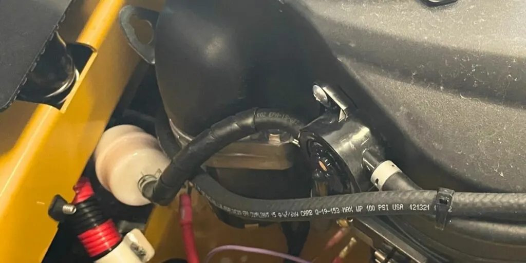 Hustler zero turn fuel filter, fuel lines and fuel