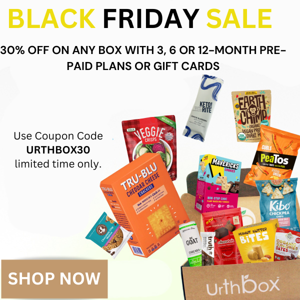 BFCM offer: Get 30% Off on any box with 3, 6 or 12 month pre paid plans or gift cards. Code URTHBOX30.