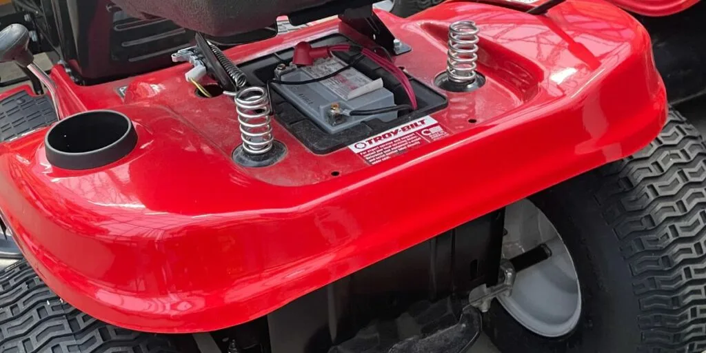 Troy-Bilt mower clicks and won't start