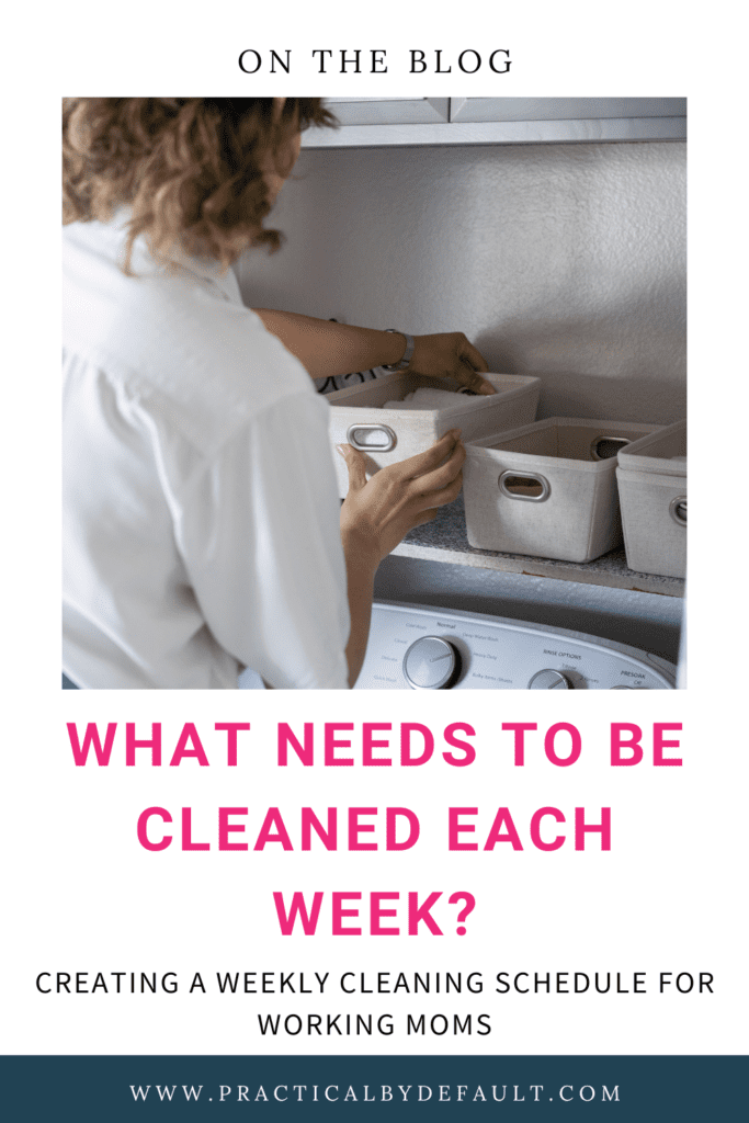 woman sorting bins