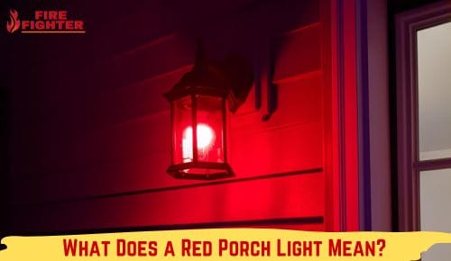 What Does a Red Porch Light Mean