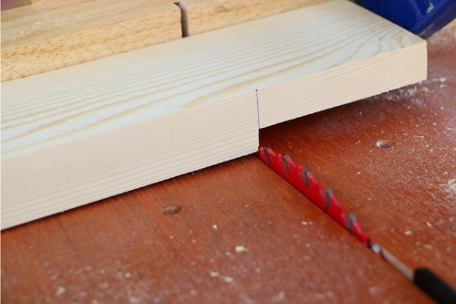 Table saw rabbet