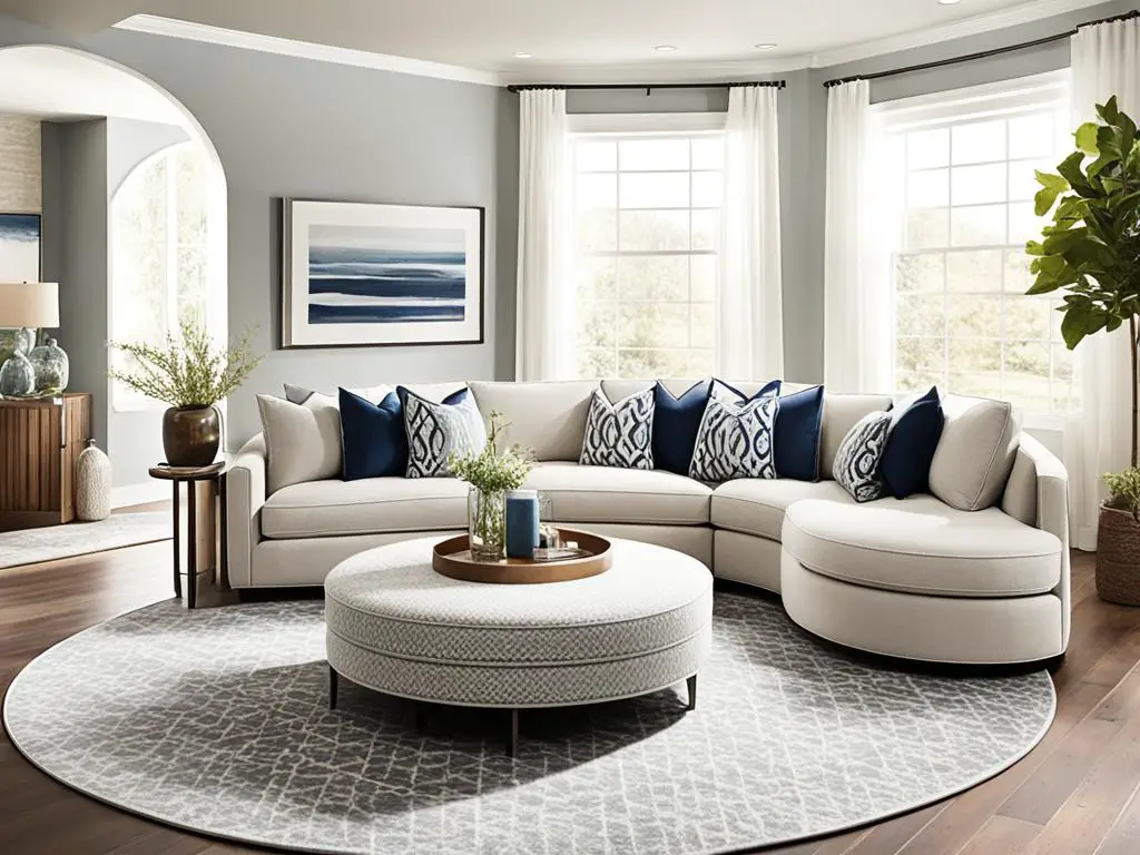 Best Rug Size for U Shaped Sectional