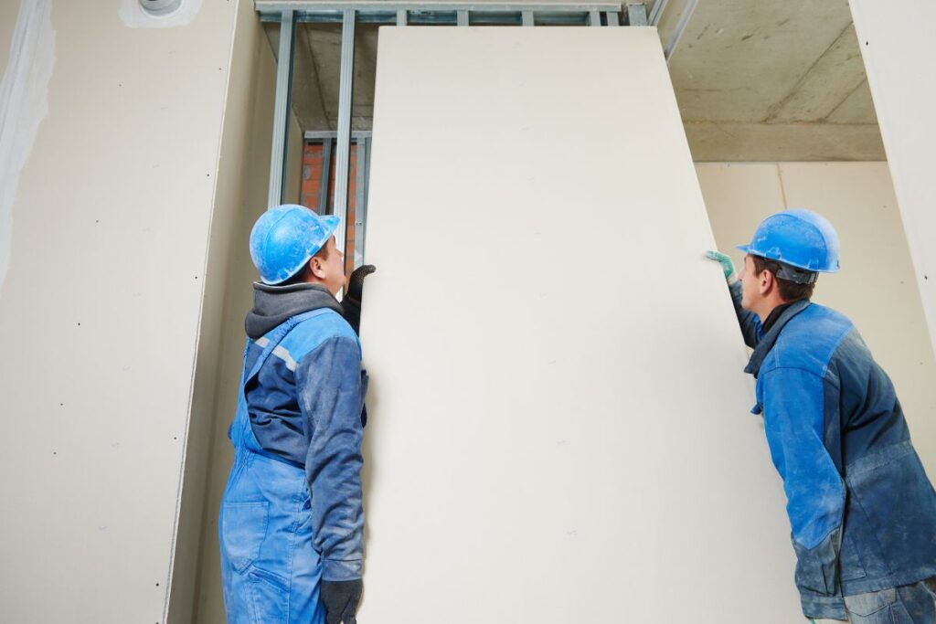 Installing drywall